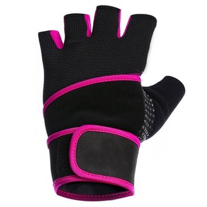 Custom Wholesale Gym Fitness <b>Gloves</b> Breathable Non Slip Neoprene Mesh Half Finger Lace-Up Unisex Weightlifting Training <b>Gloves</b> - Product Image 6