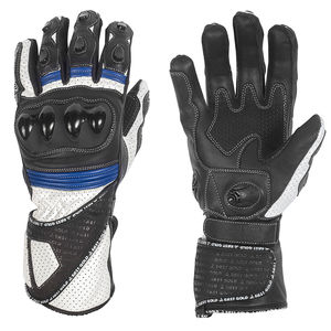 Gants de cyclisme demi-doigts avec logo personnalisé, cuir PU de haute qualité, protection de course à moto, durables, antidérapants, design confortable - Product Image 2