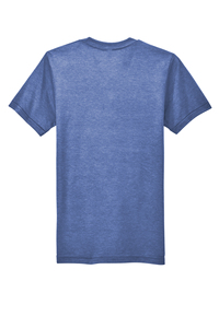 T-shirt unisexe Bella Canvas Custom Apparel en tissu tri-mélange bleu athlétique - Product Image 4