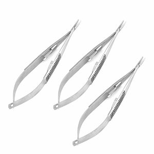 ที่ใส่เข็ม catroviejo 3ชิ้นขนาด5.5นิ้วตรงพร้อมล็อคปรับแต่งได้ - Product Image 2