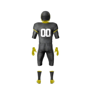 Conjunto de pantalón y Jersey de fútbol americano reversible personalizado de alta calidad suministro de fábrica longitud de manga corta al por mayor - Product Image 4
