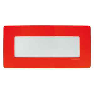 LongLife Trasparente - Marcatura del Pavimento Finestra del Pavimento, autoadesivo 1/2 DIN A4, Rosso, 10 pz. / Confezione.- LG-K - Product Image 1
