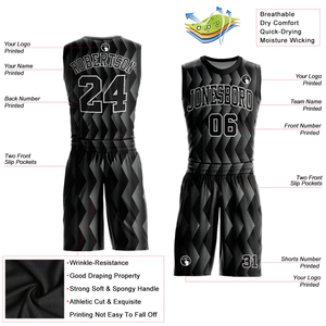 Uniformes de baloncesto reversibles personalizados camisetas de poliéster transpirables Jersey hecho ropa deportiva técnicas de sublimación al por mayor - Product Image 2