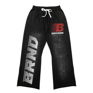 Sweat à capuche à fermeture éclair tendance et élégant pour hommes pantalon ajusté décontracté survêtements OEM ODM Style Hip Hop imprimé grande taille - Product Image 4