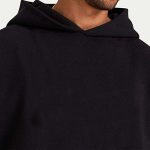 Haute qualité 100% coton polaire pull surdimensionné à capuche hommes Logo personnalisé épais poids lourd solide poche Street Wear hiver - Product Image 5