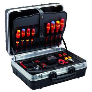 Ensemble d'outils électrotechniques Usag, assortiment de 14 pièces, dans un coffret - Product Image 1