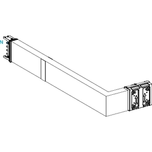 Per Schneider Electric KSA250DLR41F Canalis-ELBOW-Segment B M-TO-M 250A Barriera Antincendio Busway e Cavo con Curva a Destra - Product Image 1