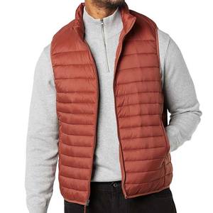 Chaleco Acolchado de Moda, Servicio OEM ODM, Nuevo Modelo, Cuello Alto, Sin Mangas, Ropa de Invierno para Hombre, Poliéster Impermeable - Product Image 4