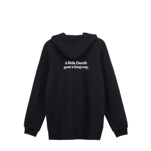 High Quality Cotton Full Double Two Way Zipper Hoodie Custom DTG Print <b>Men</b> Oversized Black Blank - Product Image 5