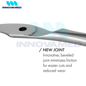 Ciseaux à cuticules russes à bord tranchant en acier inoxydable résistant à la rouille de la plus haute qualité - Product Image 5