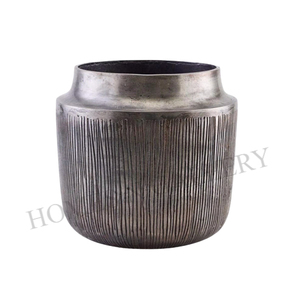 Hot Selling High Quality Classical Design Outdoor Garden <b>Large</b> Size Round Shape Planters Pots At Cheap Price From Indian - Product Image 6