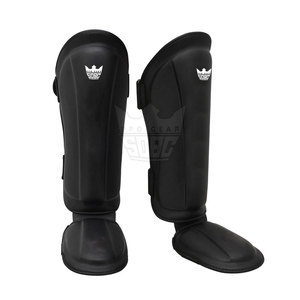 2025 precio barato espinilleras de alta calidad ropa de entrenamiento de boxeo hombres espinilleras Material de cuero espinillera - Product Image 1