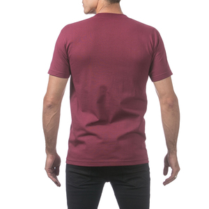 Impresión de camisetas personalizadas | Camisetas personalizadas Camiseta de manga corta con cuello redondo ajustado - Product Image 4