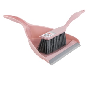 Juego de mini escoba y recogedor de plástico duradero con mango corto y cerdas para limpieza del hogar - Product Image 4