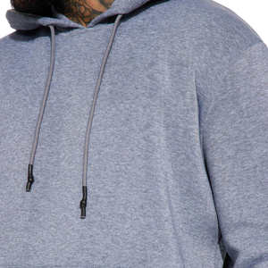 Sweat à capuche en coton écologique Tissu biologique Sweat-shirt polaire durable Imprimé personnalisé brodé Teint uni surdimensionné Direct usine - Product Image 4