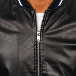 Veste en cuir de mouton véritable à la mode, en toile, pour homme, hiver, chaude, coupe-vent, imperméable, respirante, style vintage - Product Image 6