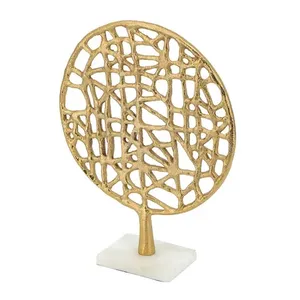 <b>Sculpture</b> Figure In <b>Gold</b> Coated Finish Table Top Table <b>Sculpture</b> Luxury Decor Home Contemporary Decor Metal Accents <b>Sculptures</b> - Product Image 4