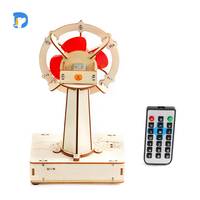 Bricolage bois Science éducation STEM jouets 7-9Y âge géométrie Pirate bateau mot de passe boîte ventilateur balance électronique