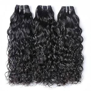 Vendeur de paquets de vague de corps cambodgienne vierge crue de qualité 10A en gros Faisceau d'extensions de cheveux humains alignés avec des cuticules noires brésiliennes - Product Image 3
