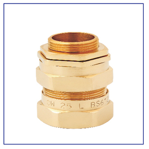 Industrial Heavy Duty CW Brass <b>Cable</b> Gland <b>Outdoor</b> Armoured Wire Securement Waterproof Electrical Hardware Fitting Connector - Product Image 2