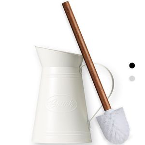 Porte-brosse de toilette en métal à finition durable pour environnement humide, offrant une performance sans rouille - Product Image 1