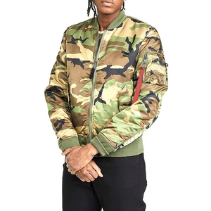 Chaqueta Bomber de Camuflaje de Invierno 2025, Nueva, al por Mayor, de Alta Calidad, con Cuello Alto, Logotipo Personalizado, Chaqueta de Moda de la Mejor Calidad para Hombre - Product Image 6