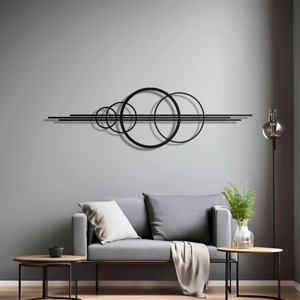 Decoración de Pared de Metal Dorado Hermoso, Escultura de Hierro Hecha a Mano, Elegante Adorno de Pared para Sala de Estar, Dormitorio u Oficina - Product Image 4