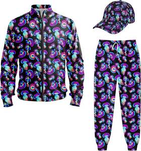 Servicio OEM, Ropa Deportiva Unisex, Conjuntos Deportivos, Color Personalizado, Nuevo Estilo, Algodón Liso, Poliéster Transpirable, Cortavientos, Digital - Product Image 1