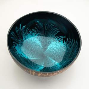 Gran oferta, cuenco de coco lacado, vajilla hecha a mano de Vietnam para ensalada, arroz, sopa, cuenco de coco lacado, fuente de exportación confiable - Product Image 1