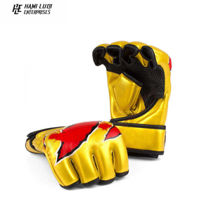 Gants MMA pour enfants et adultes en cuir de vachette de qualité supérieure avec logo personnalisé et impression - Product Image 6