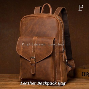 Mochila clásica de cuero genuino superventas, hecha a mano, de negocios, segura, espaciosa, directa de fábrica, precio al por mayor, moda - Product Image 6