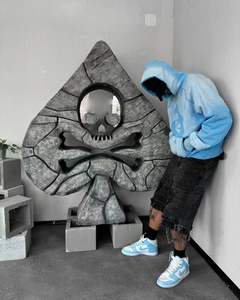 Sudaderas con capucha informales de invierno para hombre 100% algodón Color sólido Ajuste regular Transpirable Ropa de moda ecológica - Product Image 6