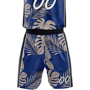 Ensembles de maillots et shorts de basketball OEM, vêtements de sport personnalisés avec nom et numéro d'équipe, impression numérique par sublimation, respirant et à séchage rapide - Product Image 6