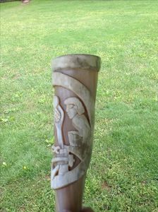 NATURAL LUK MEDIVAL LUK Quality Natural Real Horn Handmade Viking Drinking Horn with Best Quality Made by Export From India - Product Image 5
