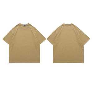 100% coton plaine bouffée impression graphique personnalisé hommes surdimensionné t-shirts pour hommes impression blanc blanc hommes T-Shirts - Product Image 1