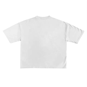 T-shirt élégant à manches courtes pour hommes Logo personnalisé graphique 100% coton Streetwear lourd avec motif solide sérigraphié - Product Image 2