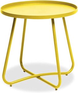 Best Customized Design Size With logo Accepted Metal Unique Different Color Round <b>Side</b> <b>Table</b> for Home Hotel Restaurant - Product Image 3