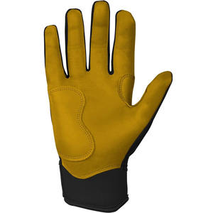 Gants de frappe de baseball en cuir véritable personnalisés de haute qualité joueurs professionnels manchette courte en gros - Product Image 2