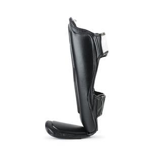 Espinilleras de Boxeo de Cuero Genuino Unisex de Primera Calidad, con Logotipo Personalizado, Protección para Piernas de Kickboxing, Espinilleras de Entrenamiento de MMA - Product Image 6