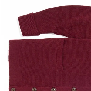 Suéteres de Punto Personalizados Estilo Universitario Vintage, Cárdigans Casuales de Invierno, Abertura Frontal, Parches Bordados, Detalles de Botones - Product Image 3