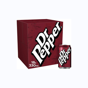 Authentic Dr Pepper Original Flavor Carbonated <b>Soft</b> <b>Drink</b> 355ml Cans 24 Pack Cases For Wholesale Distribution To Supermarkets - Product Image 2