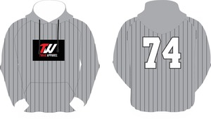 Sudadera con capucha de invierno para hombre, ajuste Regular, 300 gramos, forro polar de poliéster/algodón, respetuoso con el medio ambiente, secado rápido y transpirable con logotipo frontal - Product Image 6