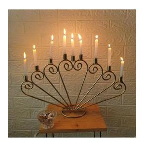 Chandelier en aluminium de luxe plaqué nickel à branches multiples pour les fêtes, design classique traditionnel, décoration intérieure - Product Image 1