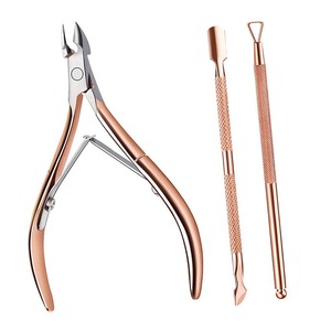 Meilleure vente pince à cuticules pour manucure pédicure lame en acier inoxydable pince à cuticules pour ongles vente en gros meilleure pince à cuticules pour manucure pédicure - Product Image 2
