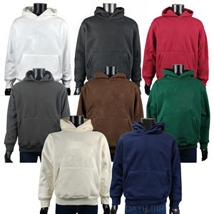 Sudaderas lisas de color liso para pedidos al por mayor hechas con tejido de lana suave adecuado para diseños de impresión y bordado - Product Image 2