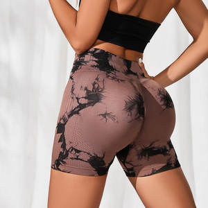 Pantalones cortos de Yoga de entrenamiento con control de barriga de cintura alta personalizados al por mayor para mujeres pantalones cortos de motorista informales con bolsillos - Product Image 6