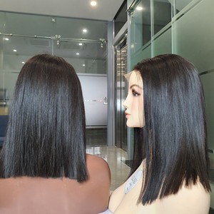 Perruques de cheveux vietnamiens bruts os droit couleur naturelle 14 pouces Extensions de cheveux de couleur pas d'enchevêtrement pas de perte avec prix de gros - Product Image 4