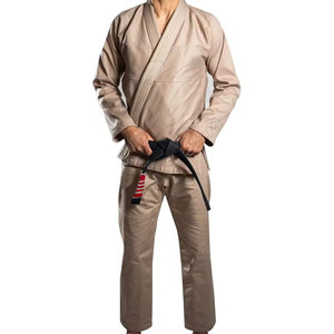 Uniforme sólido de Jiu Jitsu Gi de color en blanco liso para hombre con logotipo personalizado Ropa de artes marciales Uniforme de Jiu Jitsu Gi - Product Image 1