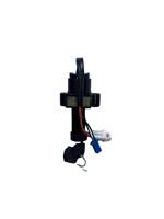 Kit de clé de contact pour moto TVS HLX125 - 3 positions (verrouillage, arrêt, démarrage) avec 2 clés, remplacement direct