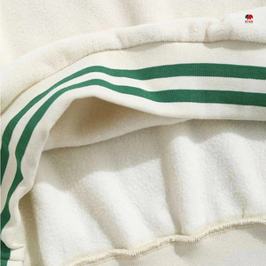 Sudadera de corte regular 100% algodón vintage de invierno ODM con lazo frontal y perlas decorativas - Product Image 2